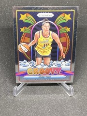 Kelsey Plum 2025 Panini Prizm WNBA Groovy #5 Las Vegas Aces