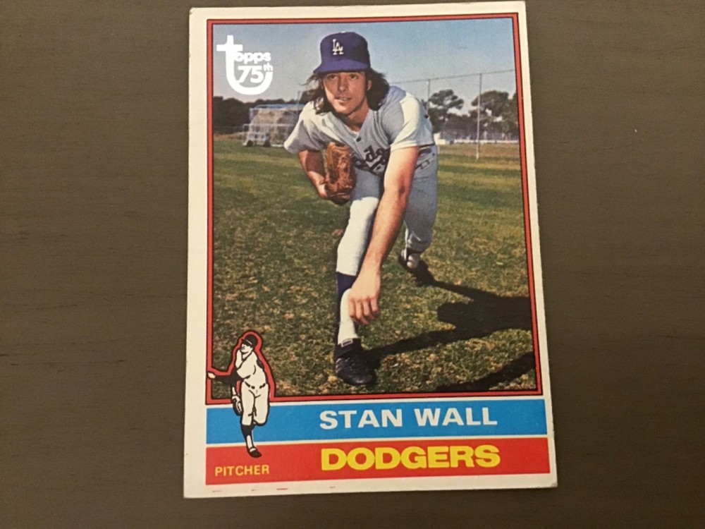 2014 Topps 75th Anniversary Buybacks Large Buyback Stamp Stan Wall #1976 topps