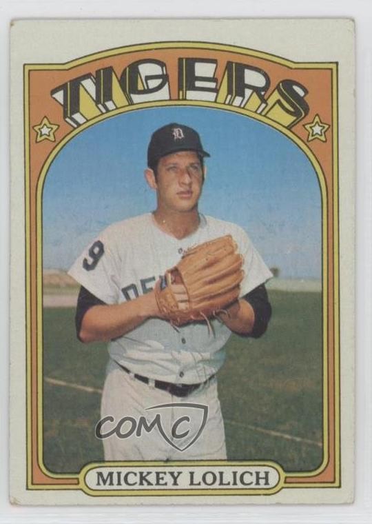 1972 Topps Mickey Lolich #450 0nr3