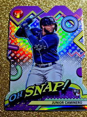 2024 Topps Pristine Rookie Refractor Junior Caminero OH SNAP RC #OH-11 MINT 💥💥