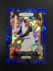2024 Panini Prizm #126 Roberto Clemente Blue Ice Prizms Pittsburgh Pirates