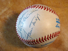 500 HR CLUB MANTLE WILLIAMS MAYS AARON (11) SIGNED AUTOGRAPHED MLB BALL PSA/LOA