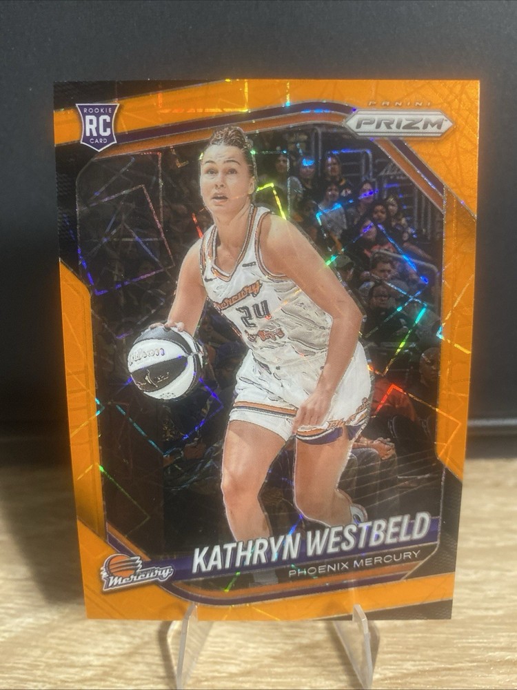 Kathryn Westbeld 2025 Prizm WNBA Orange Velocity Rookie #29 Phoenix Mercury RC