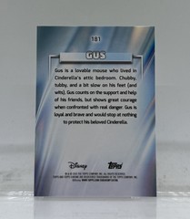 2026 Gus Disney Topps Chrome 2 Card Lot White & Gold /30 & Aqua /199 #181