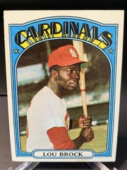 1972 Topps HOF Lou Brock #200 Cardinals VGEX Vintage