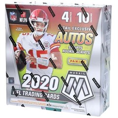 2020 Panini Mosaic Football Mega Box Fanatics Sealed Hubert Burrows Jordan Love
