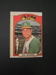 1972 Topps Baseball #650 Sal Bando ****FREE SHIPPING**** 0500