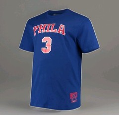 Men&rsquo;s Mitchell & Ness Allen Iverson Royal Philadelphia 76ers #3 Big & Tall 2XLB