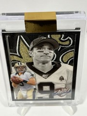 Drew Brees Custom novelty art Handmade New Orleans Saints Patch CARD