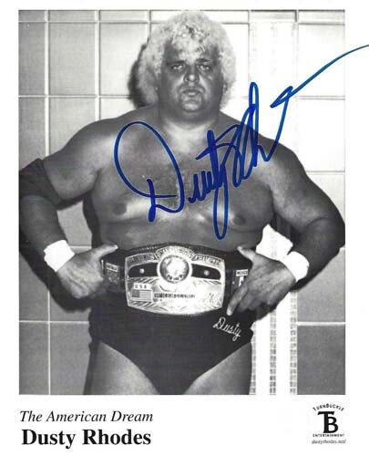 Dusty Rhodes Signed WWE 8×10 Autographed Photo reprint