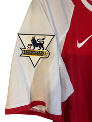 Arsenal HENRY 14 2003-04 Home Soccer Jersey Nike Football Soccer Shirt Badge Kit