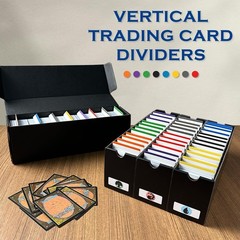 80 Trading Card Dividers for Storage Boxes MTG TCG Baseball Sports Cards New