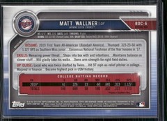2019 Bowman Draft #BDC-6 Matt Wallner Chrome Refractor