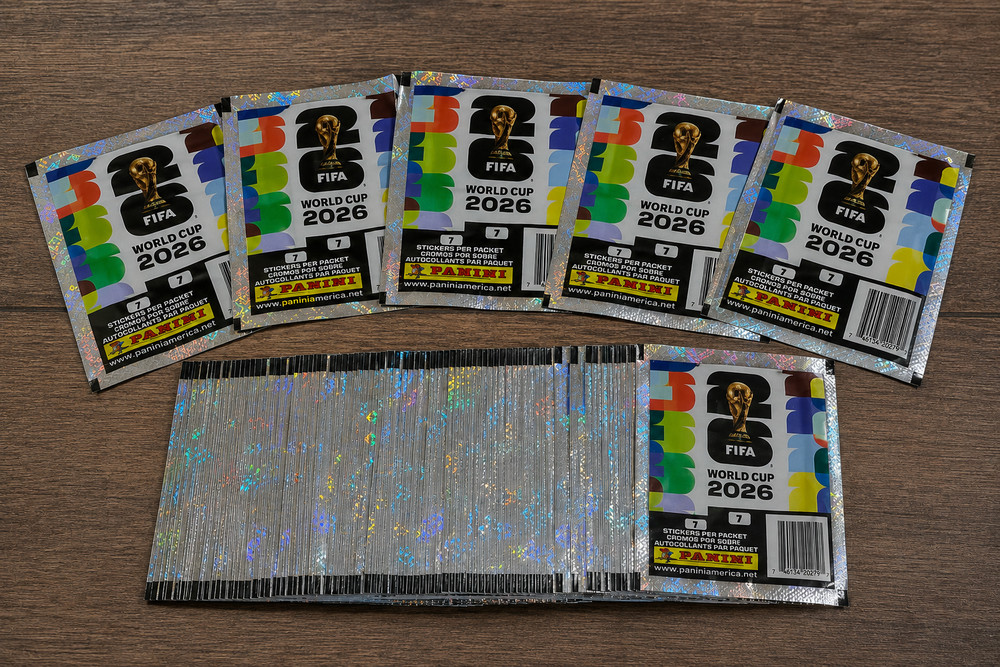 50 Sealed Panini Sticker Packs | 7 Stickers Per Pack | Brand New Official Panini