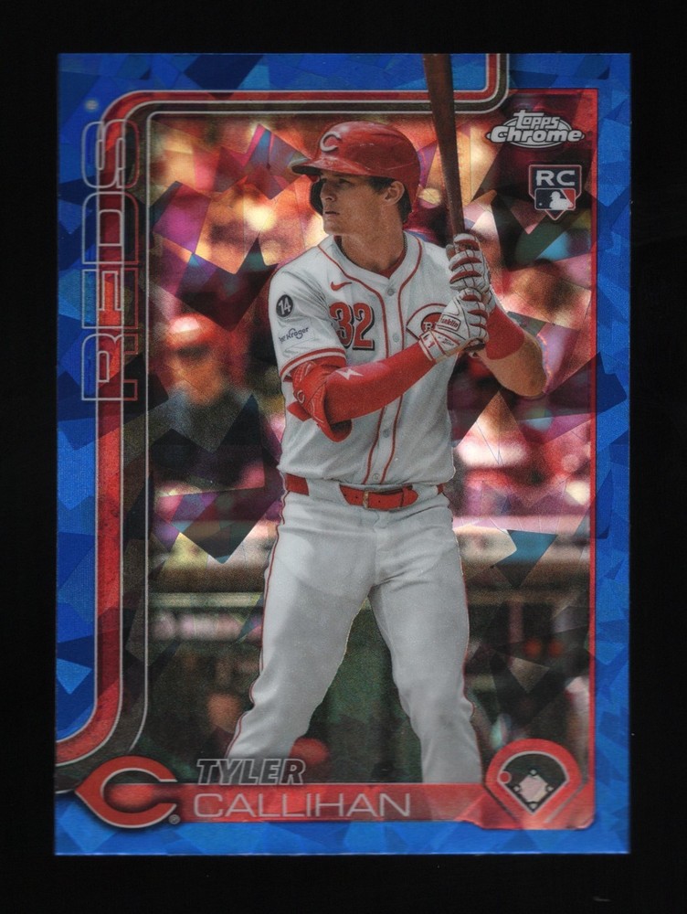 2025 Topps Chrome Update Sapphire Tyler Callihan RC #USC156 Reds A