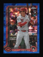 2025 Topps Chrome Update Sapphire Tyler Callihan RC #USC156 Reds A