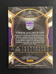 2020-21 Panini Select Tyrese Haliburton Rookie #72 Red White Orange Flash Prizm