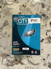 2023 Panini Instant NFL Jalen Hurts My City #19 /344