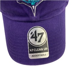 ‘47 Clean Up Charlotte Hornets Purple SnapBack Adjustable Hat