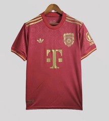 adidas FC Bayern Munich Soccer Jersey Shirt 125th Anniversary Red Gold