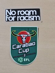 SOCCER PATCH SET CARABAO CUP ANY TEAM BADGE WINNER GOLD NEW CASTLE #35