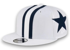 New Era Dallas Cowboys White Retro Helmet 9FIFTY Men&rsquo;s Snapback Adjustable Hat