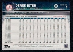 2015 Topps Series 1 SS Derek Jeter Gold Parallel /2015