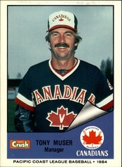 1984 Vancouver Canadians Cramer #27 Tony Muser MG – BB