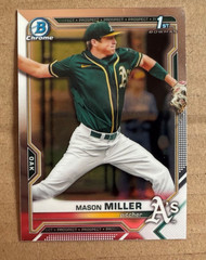 MASON MILLER – 2021 1st Bowman Chrome Draft #BDC-85 FS Qty