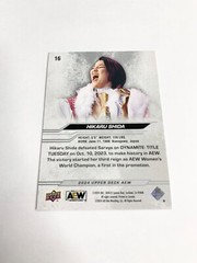 Hikaru Shida 2024 Upper Deck AEW Base Card # 16
