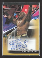 2021 Topps Finest WWE Bobby Lashley #RA-BL Gold Refractor /50 Auto