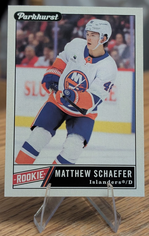 MATTHEW SCHAEFER ROOKIE! 2025-26 Parkhurst Rookie #211 New York Islanders RC