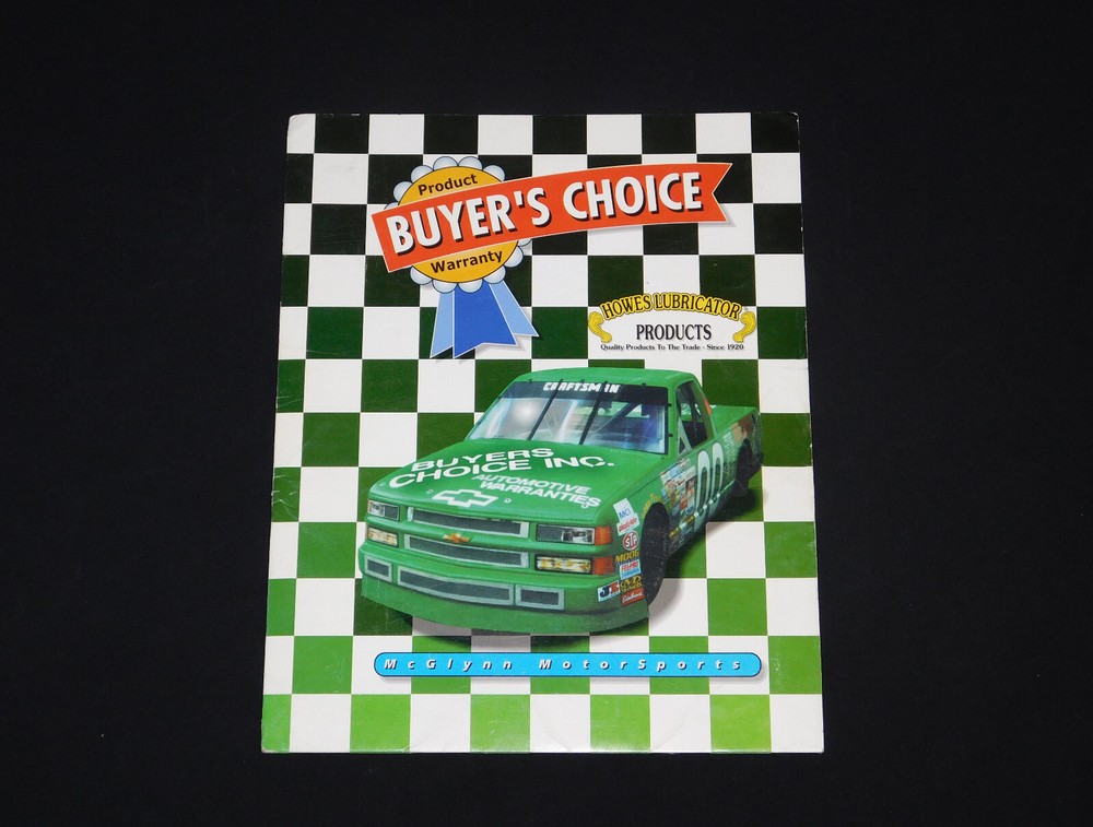 1999 Ryan McGlynn NASCAR Truck Series #00 Buyer&rsquo;s Choice Chevy Racing Press Kit