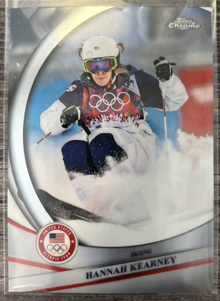 2026 Topps Chrome Olympics Hannah Kearney – USA Skiing #164 Base