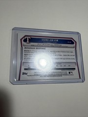2026 Bowman Seong Jun Kim Auto True Purple /250 TEXAS Rangers