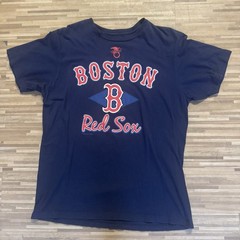 Navy And Red Boston Red Sox Graphic T-Shirt Large Men’s