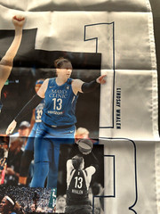 LINDSAY WHALEN Minnesota Lynx WNBA SGA Flag Banner 24×36&Prime;