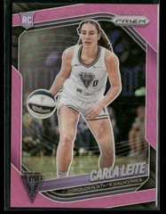 2025 Panini Prizm WNBA – Carla Leite #6 Pink Prizm /175 (RC)
