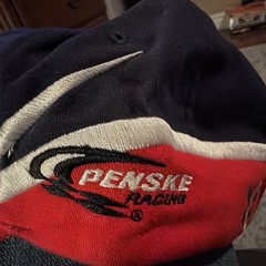 Rusty Wallace #2 Miller Lite Cap Hat White Blue Penske Racing Strapback Adult