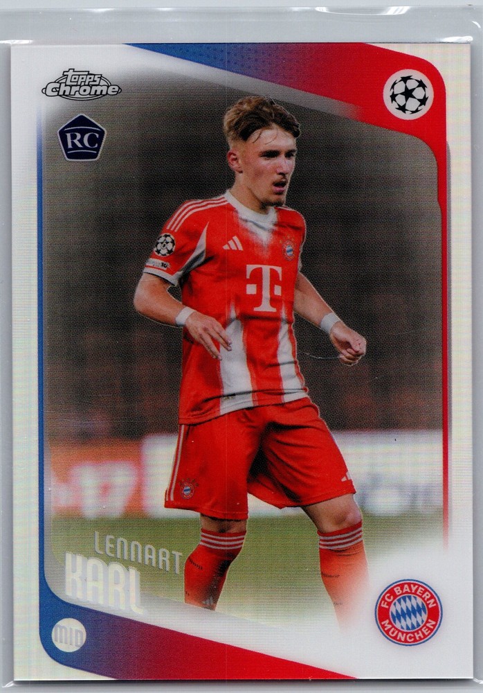 2025-26 Topps Chrome UEFA Club Competitions #187 Lennart Karl Refractor
