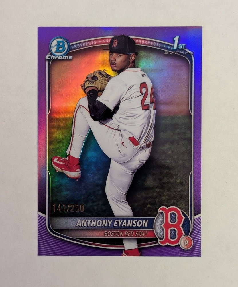 2025 Bowman Draft Anthony Eyanson 1st True Purple /250 Refractor #BCP-116