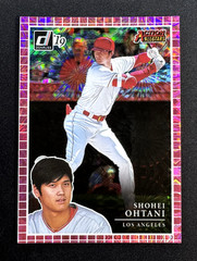 SHOHEI OHTANI 2019 Donruss Action All-Stars PINK FIREWORKS HOLO #AA4 W/MAG