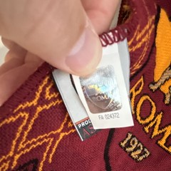 AS Roma Soccer Knit Fan Scarf – Burgundy Gold Officially Licensed Roma 1927