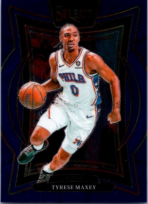 2024-25 Panini Select #20 Tyrese Maxey Blue (Retail)