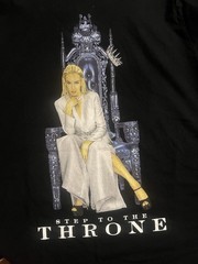 WWE Charlotte Flair “Step to The Throne” Authentic Shirt • Jet Black • Adult XXL