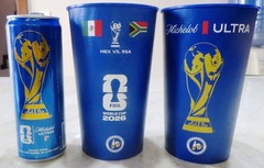 2 CUPS FIFA World Cup 2026 Mexico-South Africa 1st Opening Match Michelob Ultra