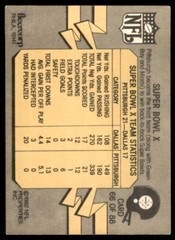 1980 Fleer Super Bowl66 Pittsburgh Steelers #66