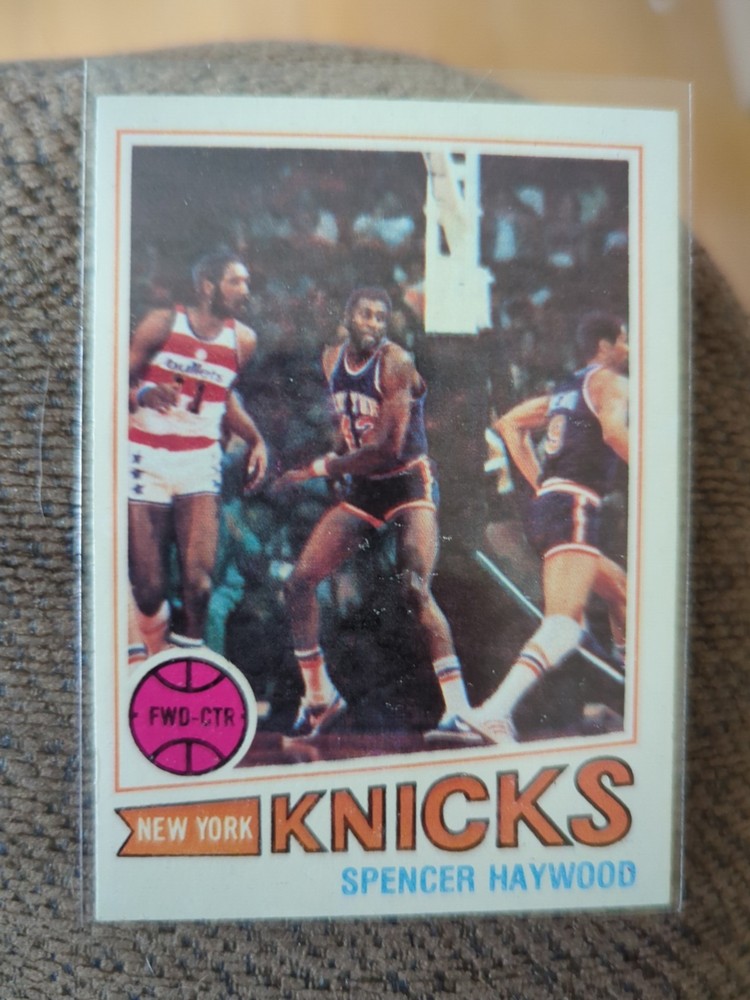 1977-78 Topps – Spencer Haywood #88 White Back New York Knicks
