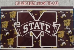 Mississippi State Bulldogs Flag 3Ft X 5Ft by Game Day-New