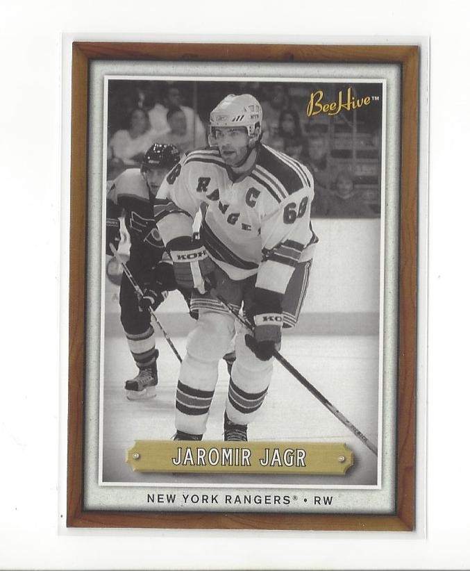 2006-07 Beehive Wood #35 Jaromir Jagr Rangers